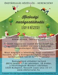 Közösségi mezőgazdálkodás – Légy a részese!