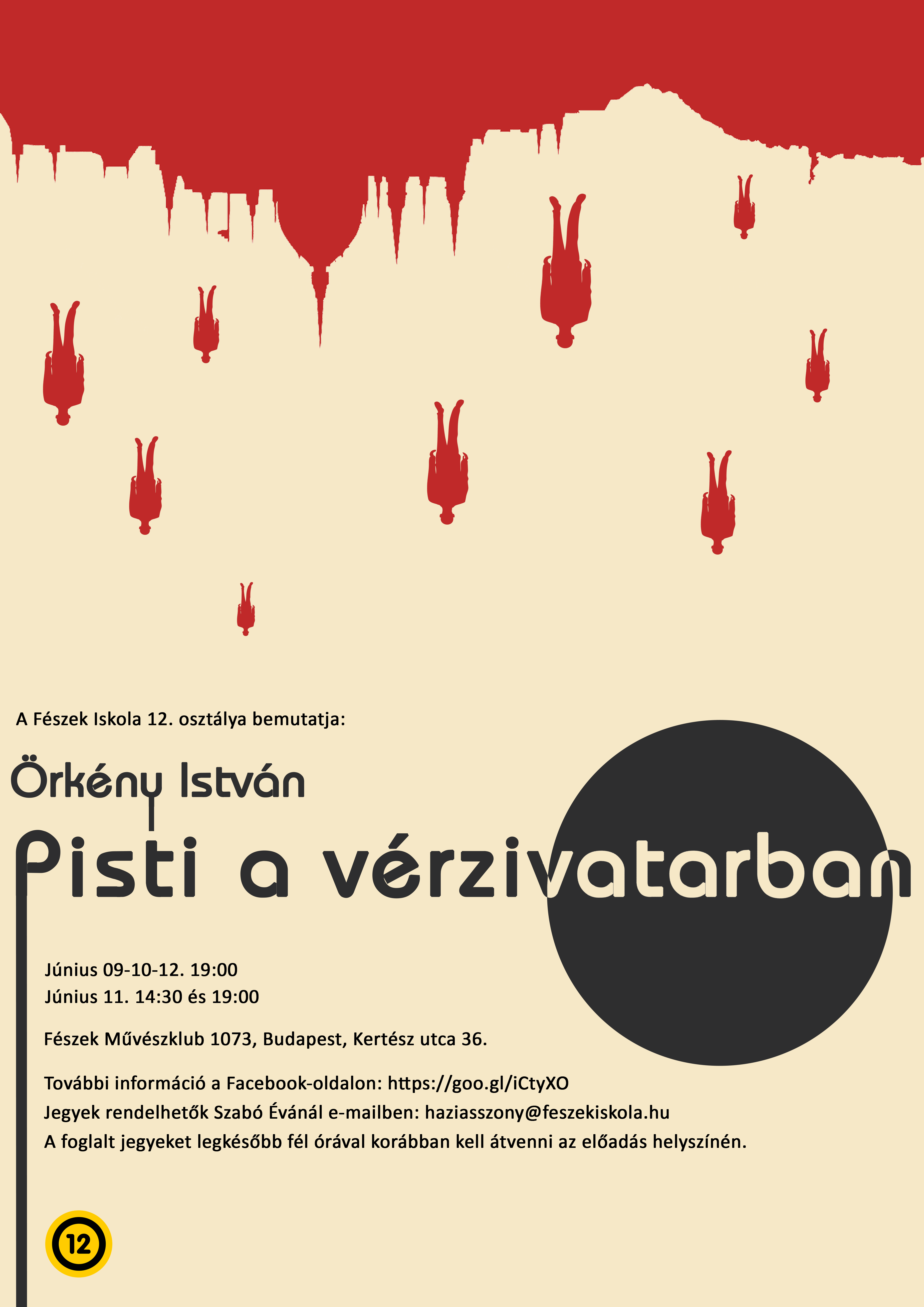 Pisti a vérzivatarban – Meghívó